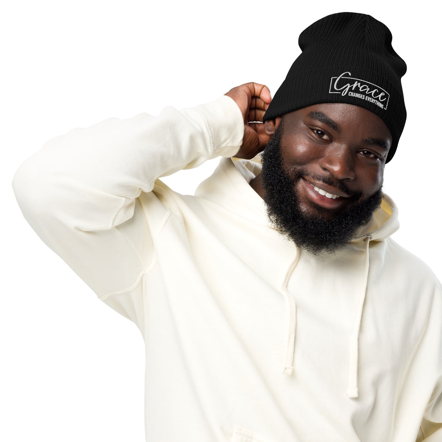 Graceful Headgear | Organic Ribbed Beanie