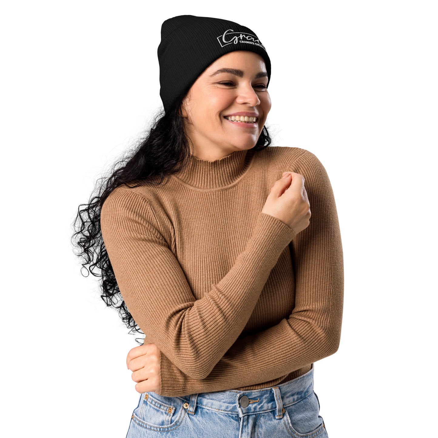 Graceful Headgear | Organic Ribbed Beanie