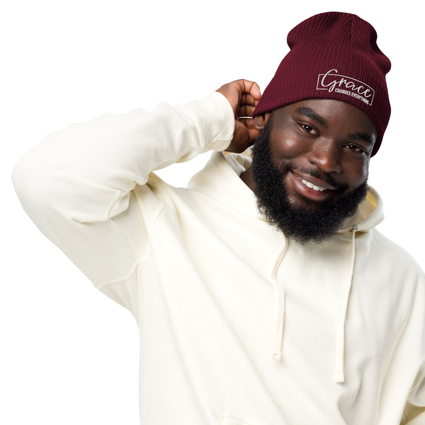 Graceful Headgear | Organic Ribbed Beanie
