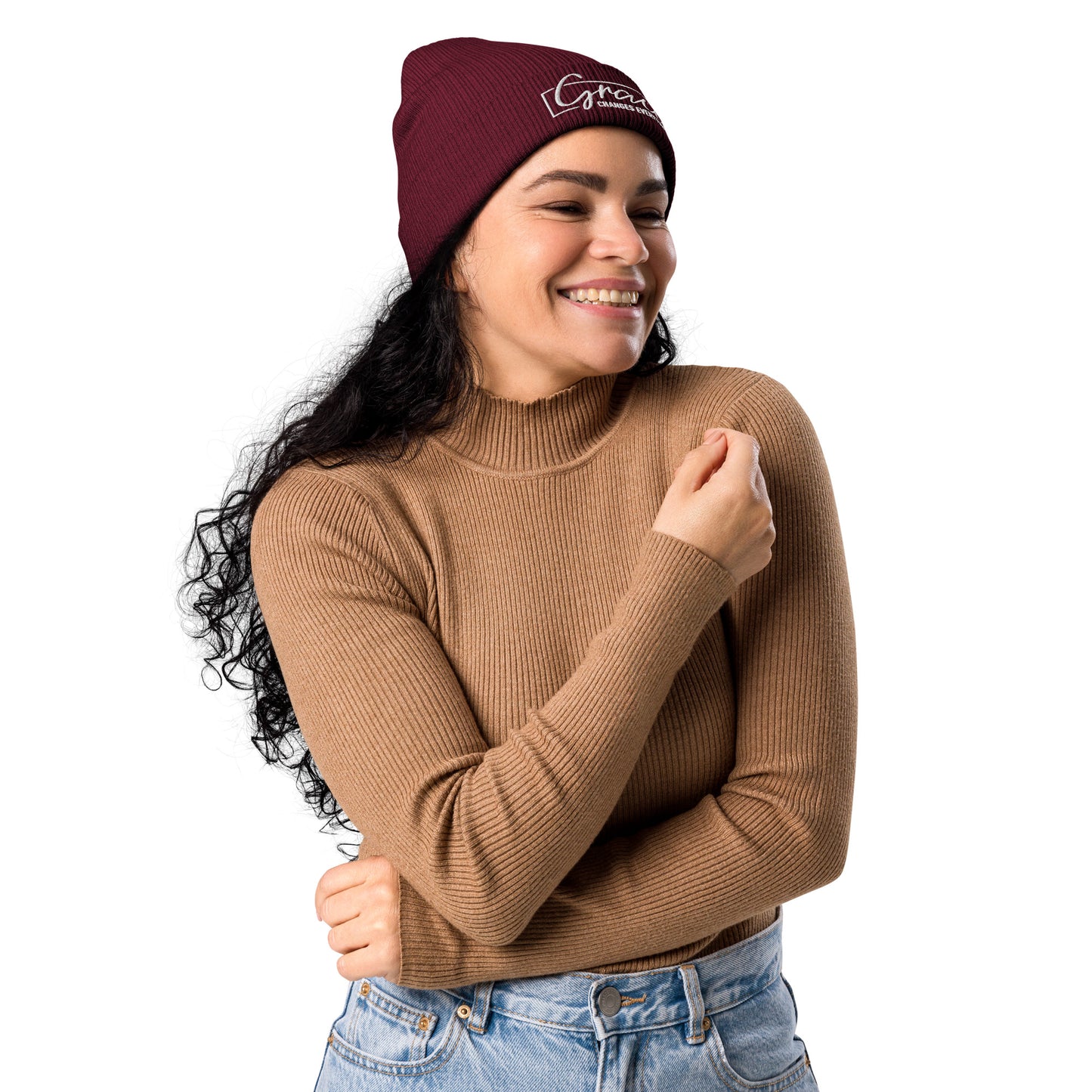 Graceful Headgear | Organic Ribbed Beanie