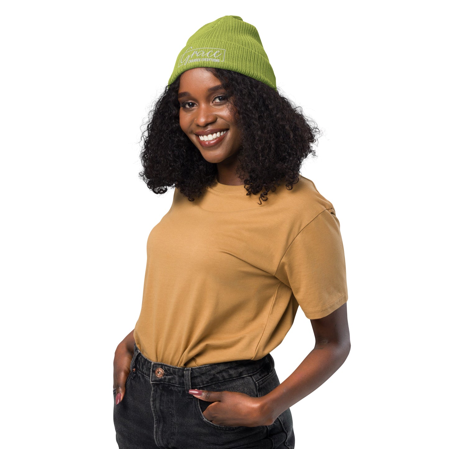 Graceful Headgear | Organic Ribbed Beanie