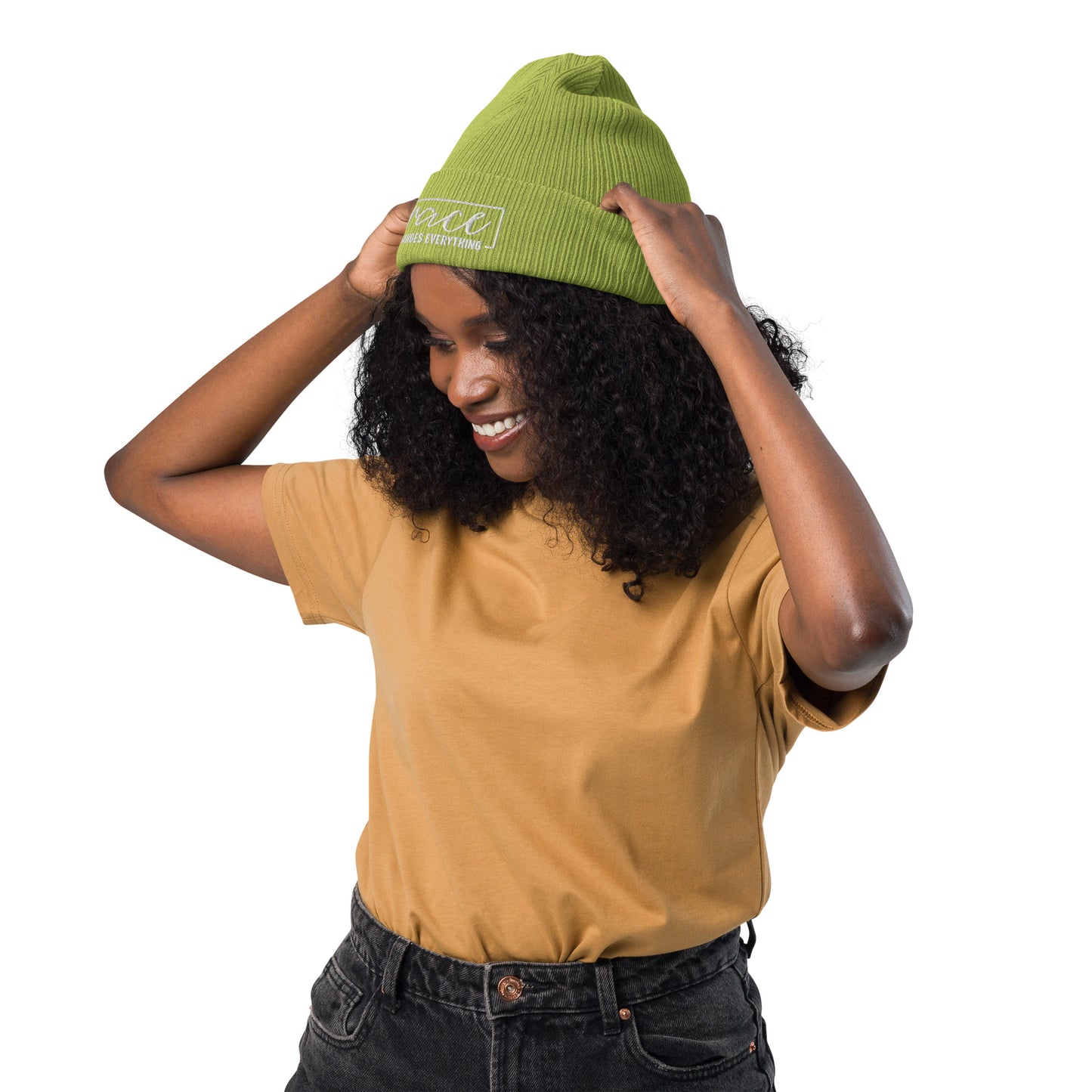 Graceful Headgear | Organic Ribbed Beanie