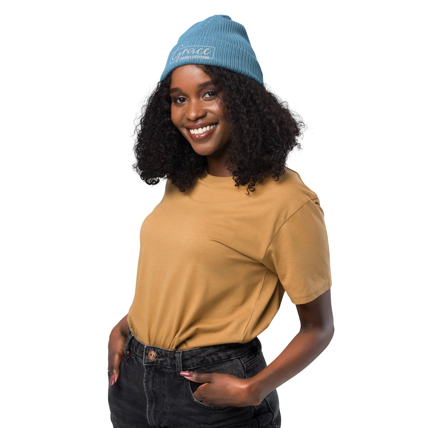 Graceful Headgear | Organic Ribbed Beanie