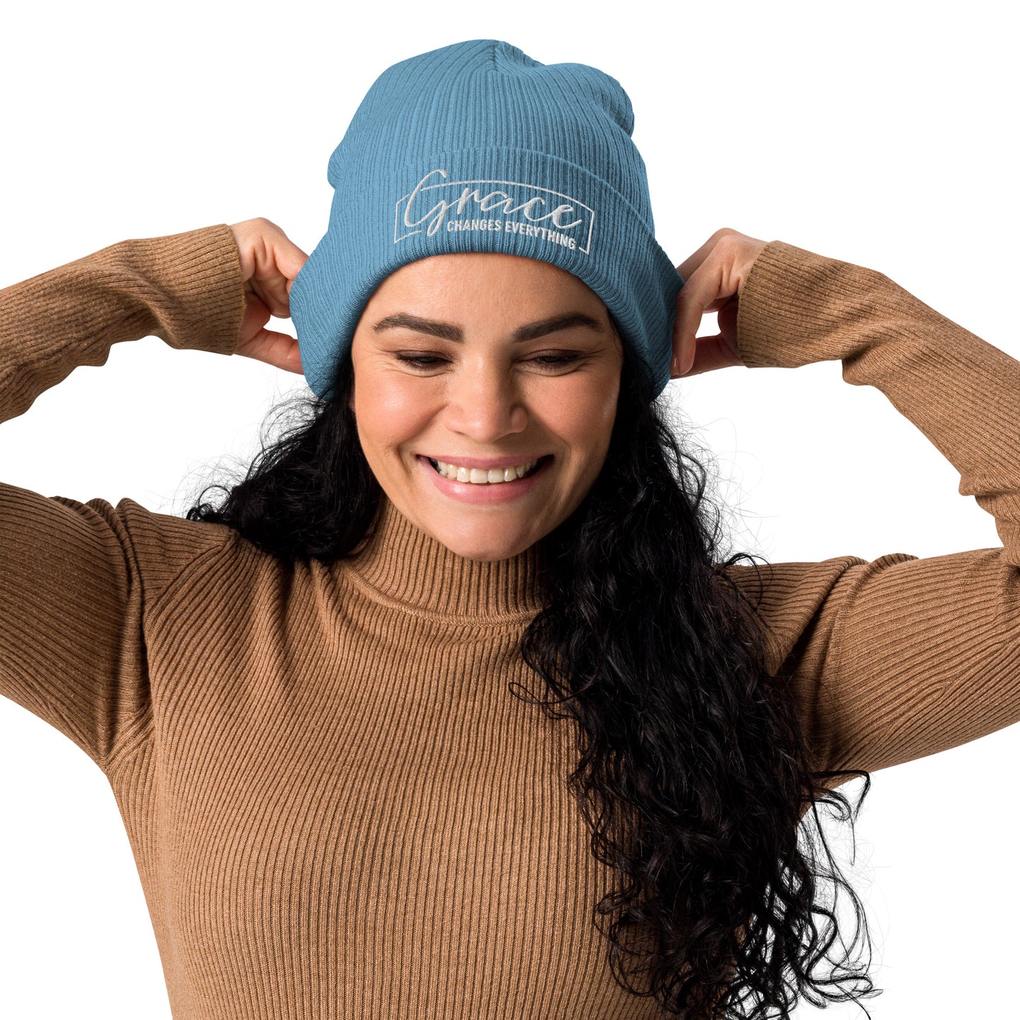 Graceful Headgear | Organic Ribbed Beanie