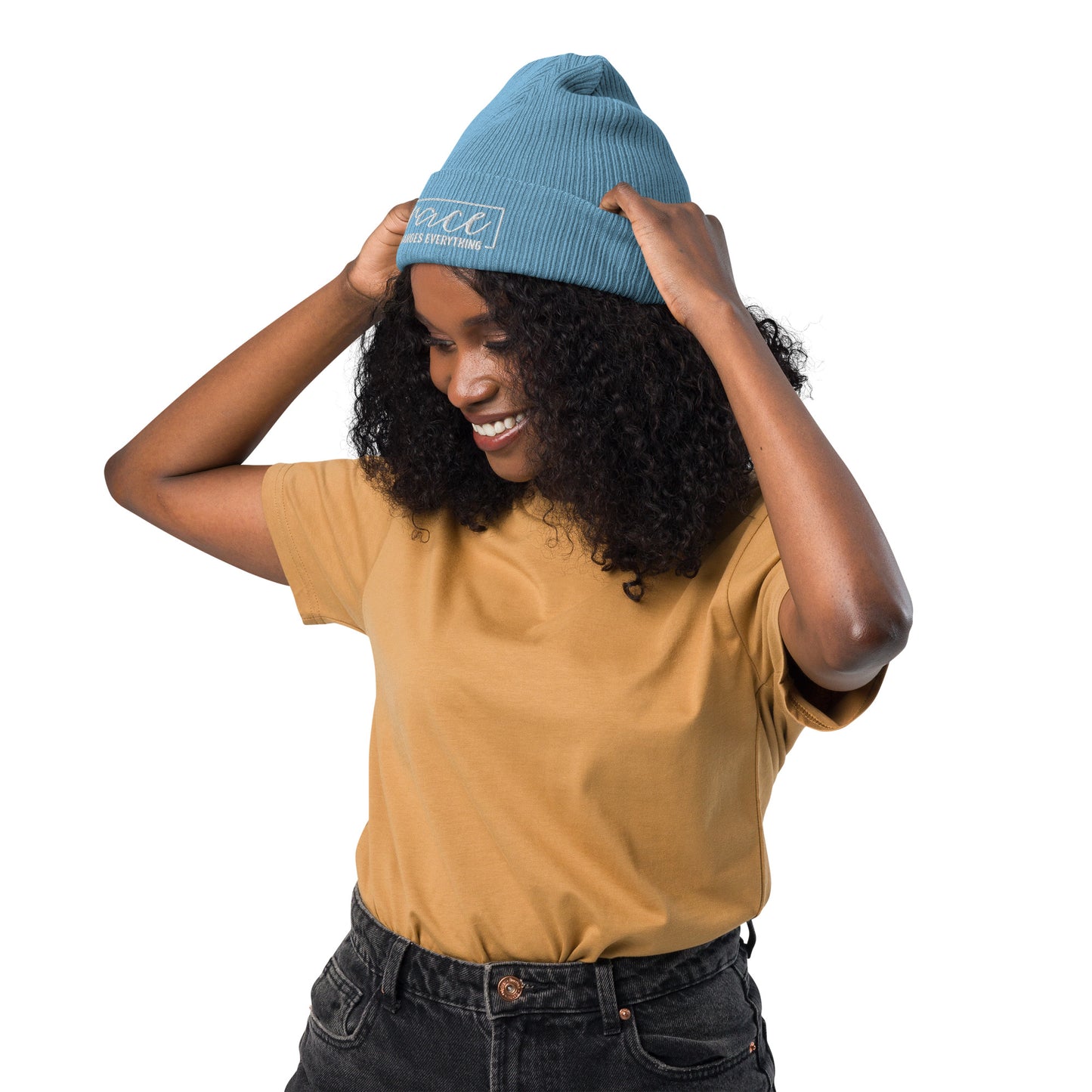 Graceful Headgear | Organic Ribbed Beanie