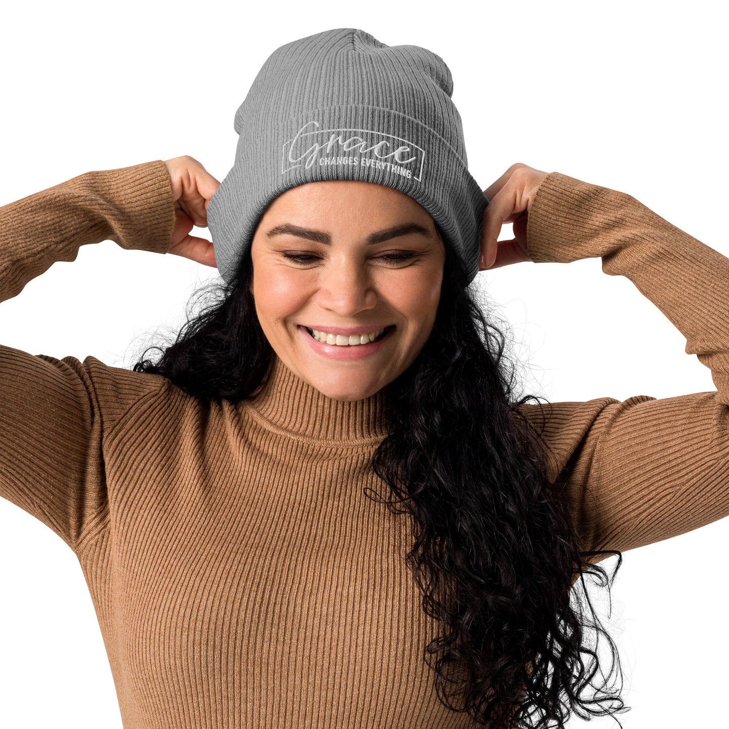 Graceful Headgear | Organic Ribbed Beanie