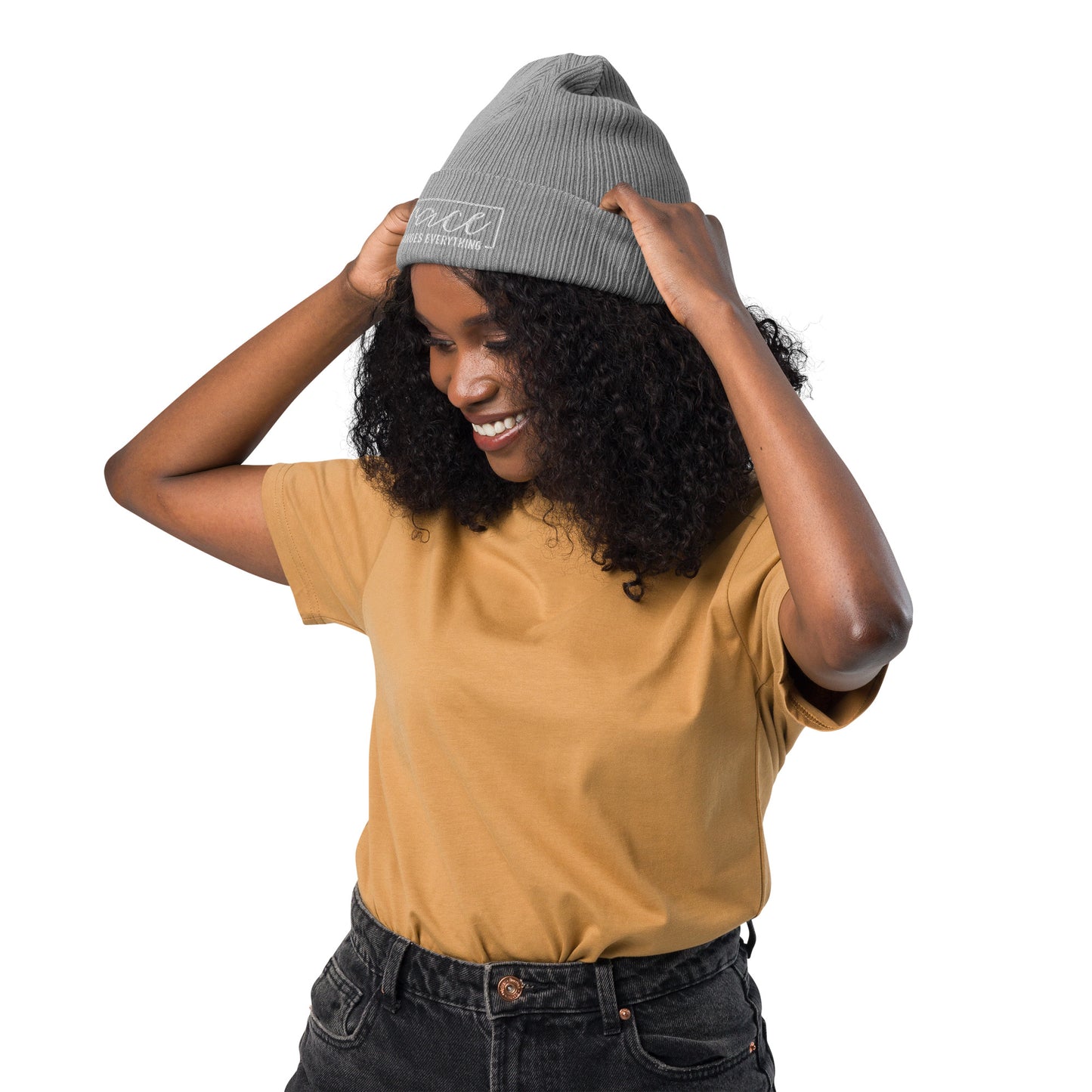 Graceful Headgear | Organic Ribbed Beanie