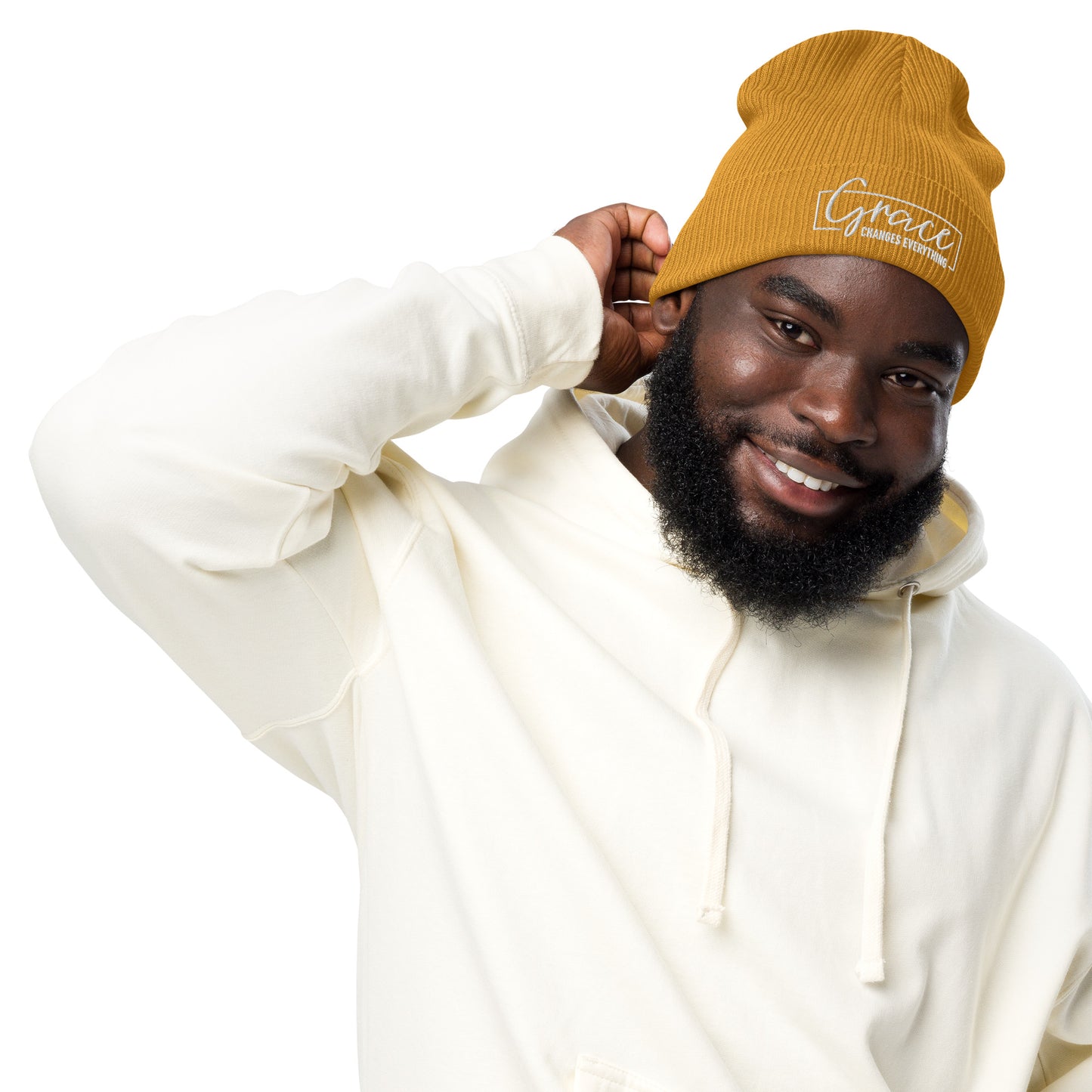 Graceful Headgear | Organic Ribbed Beanie