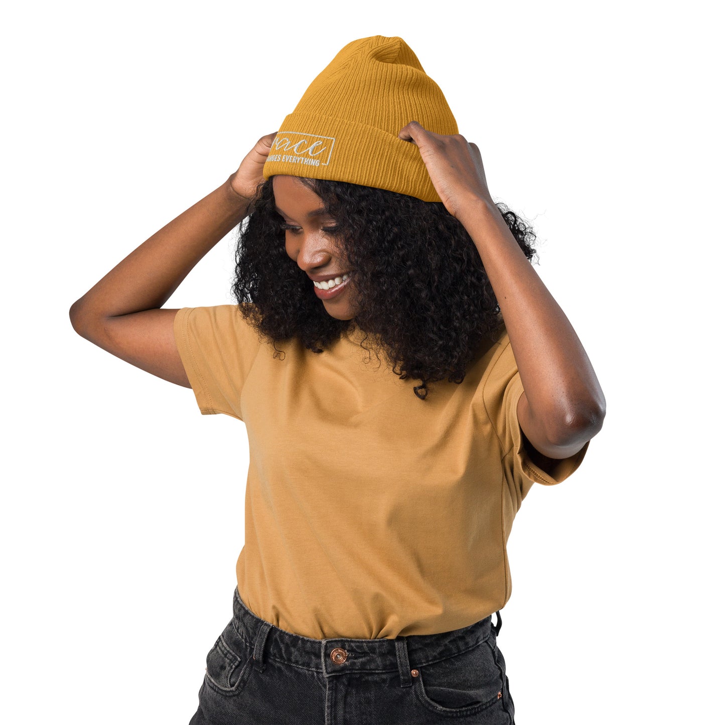 Graceful Headgear | Organic Ribbed Beanie