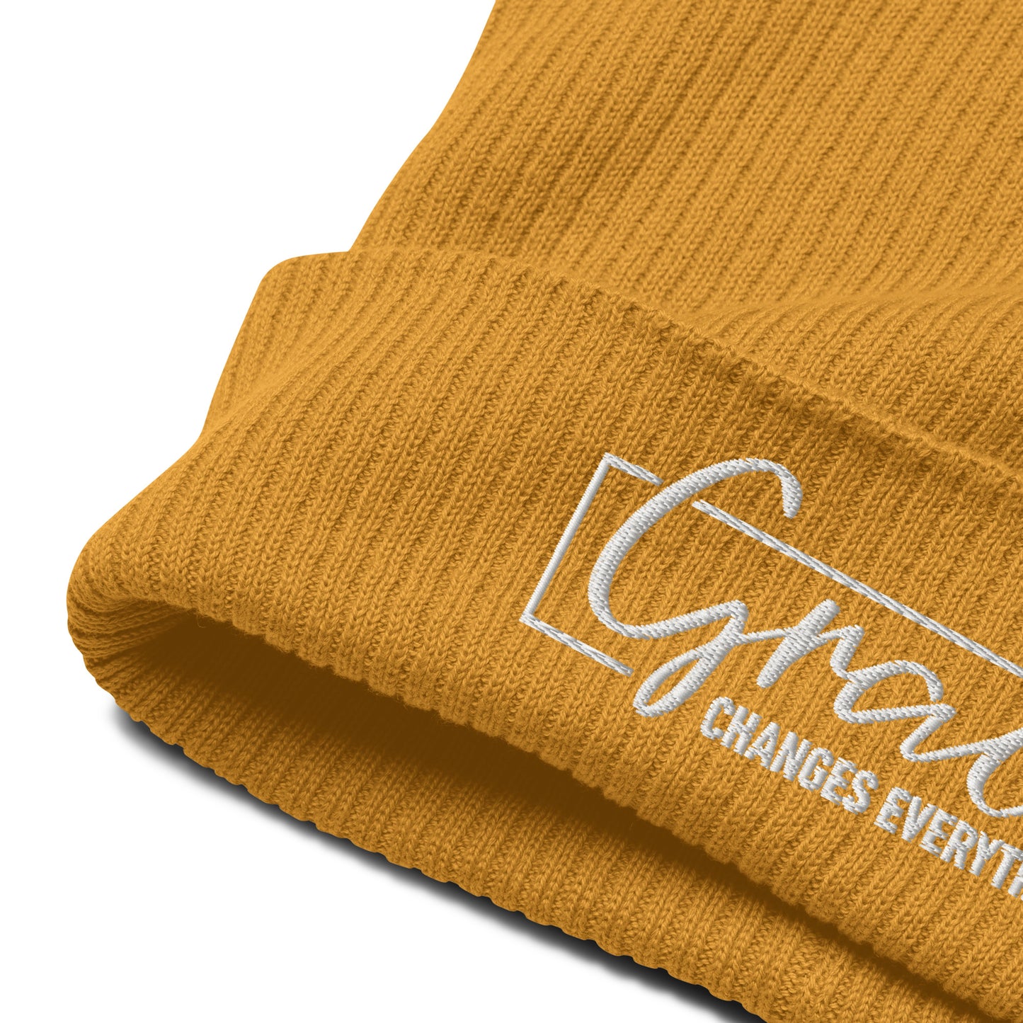 Graceful Headgear | Organic Ribbed Beanie