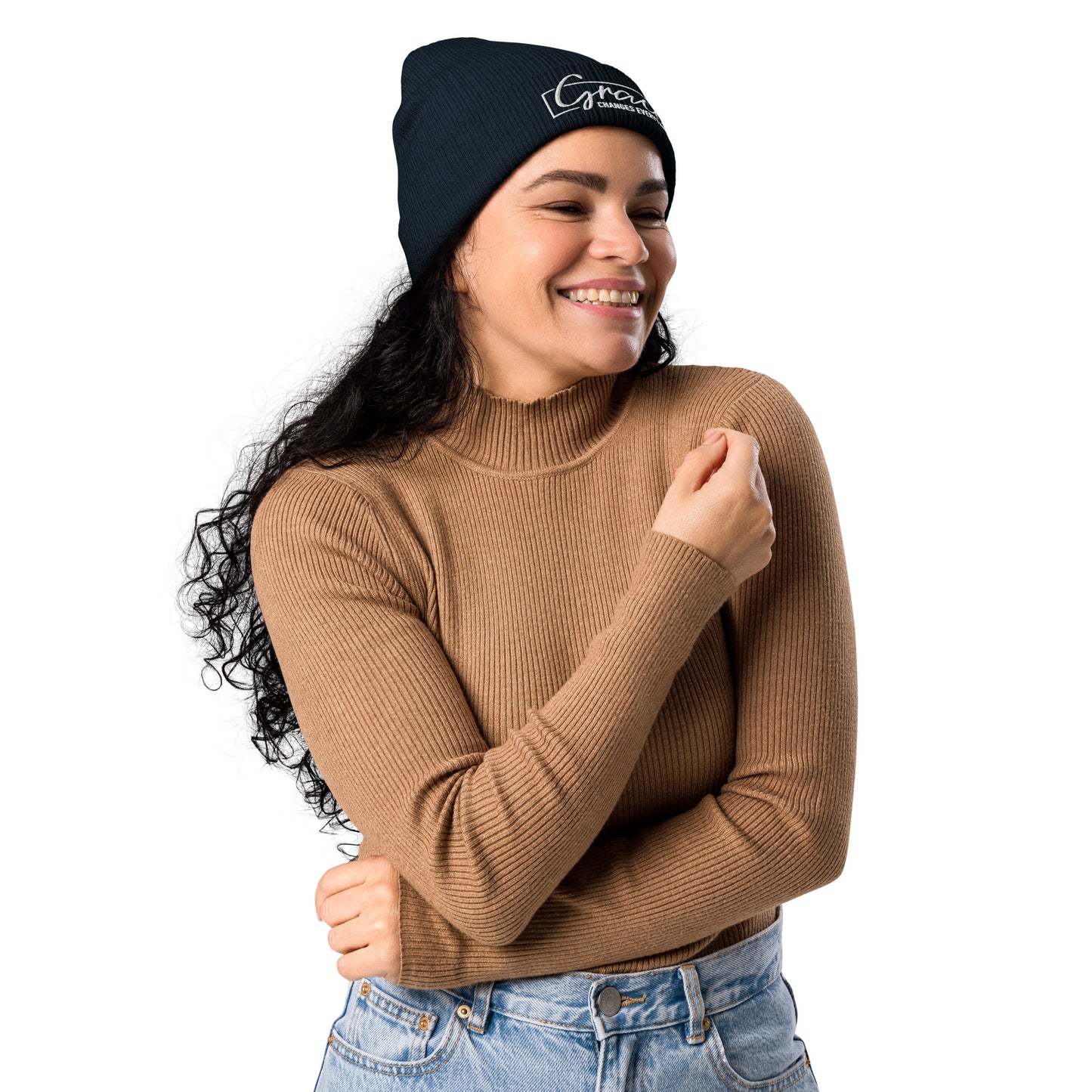 Graceful Headgear | Organic Ribbed Beanie