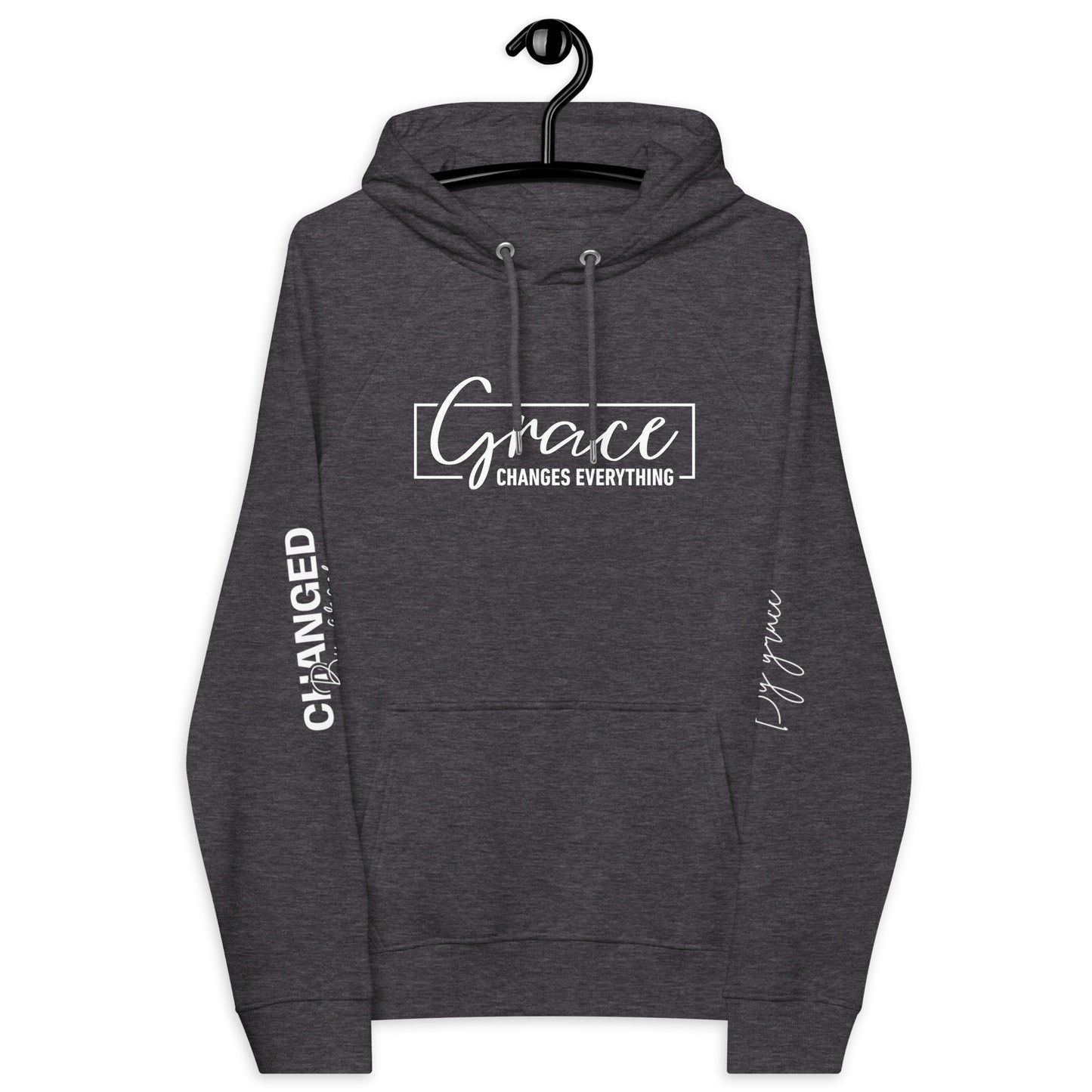 Sustainable Faithwear: Eco Raglan Hoodie