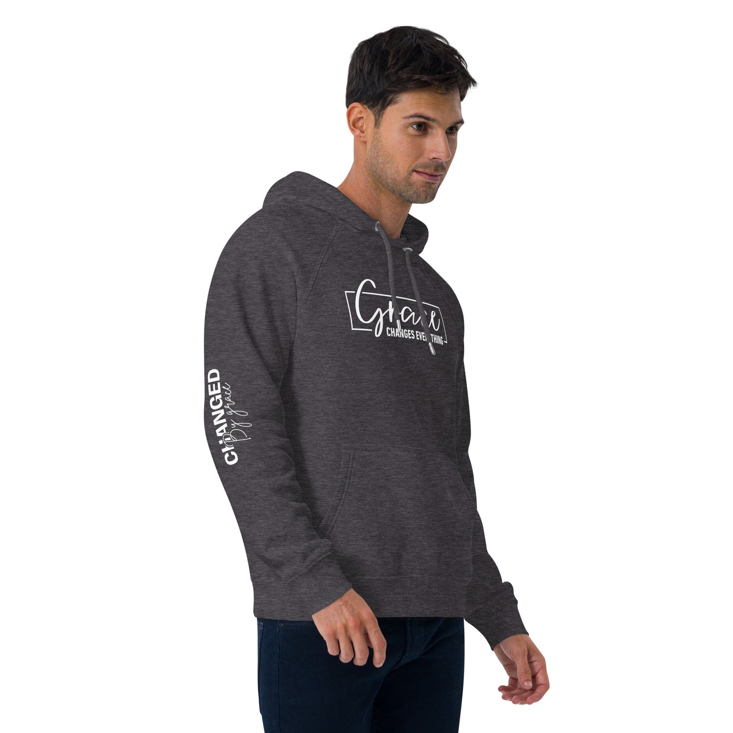 Sustainable Faithwear: Eco Raglan Hoodie