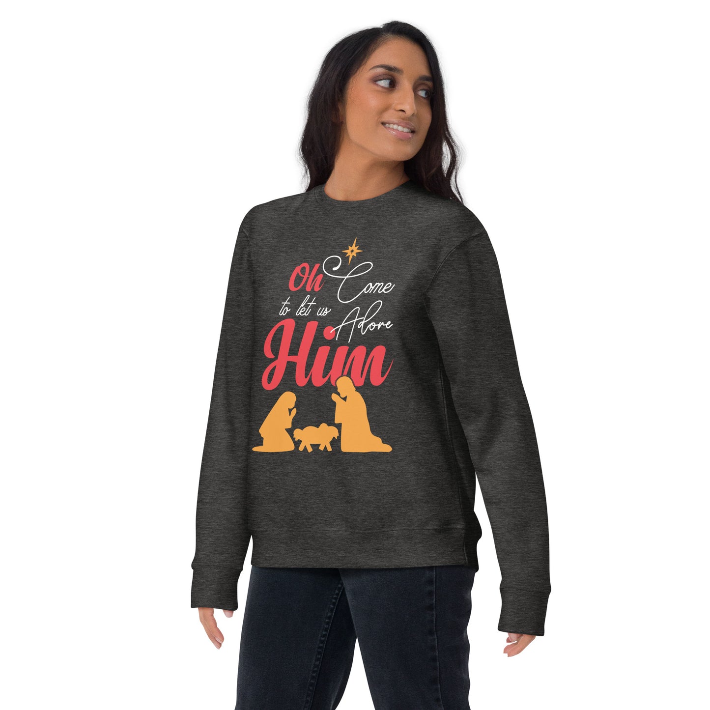 Let Us Adore Him | Christmas Sweater
