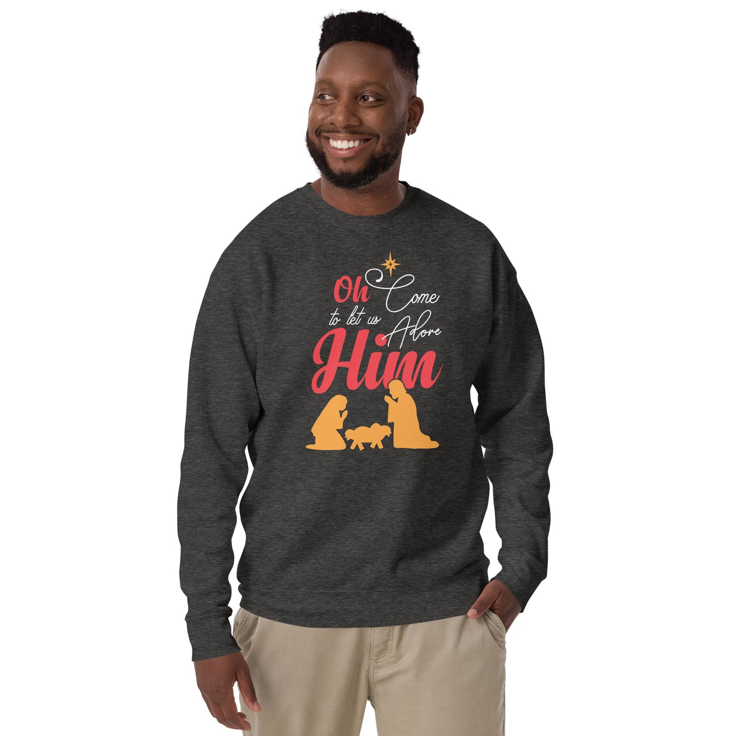 Let Us Adore Him | Christmas Sweater