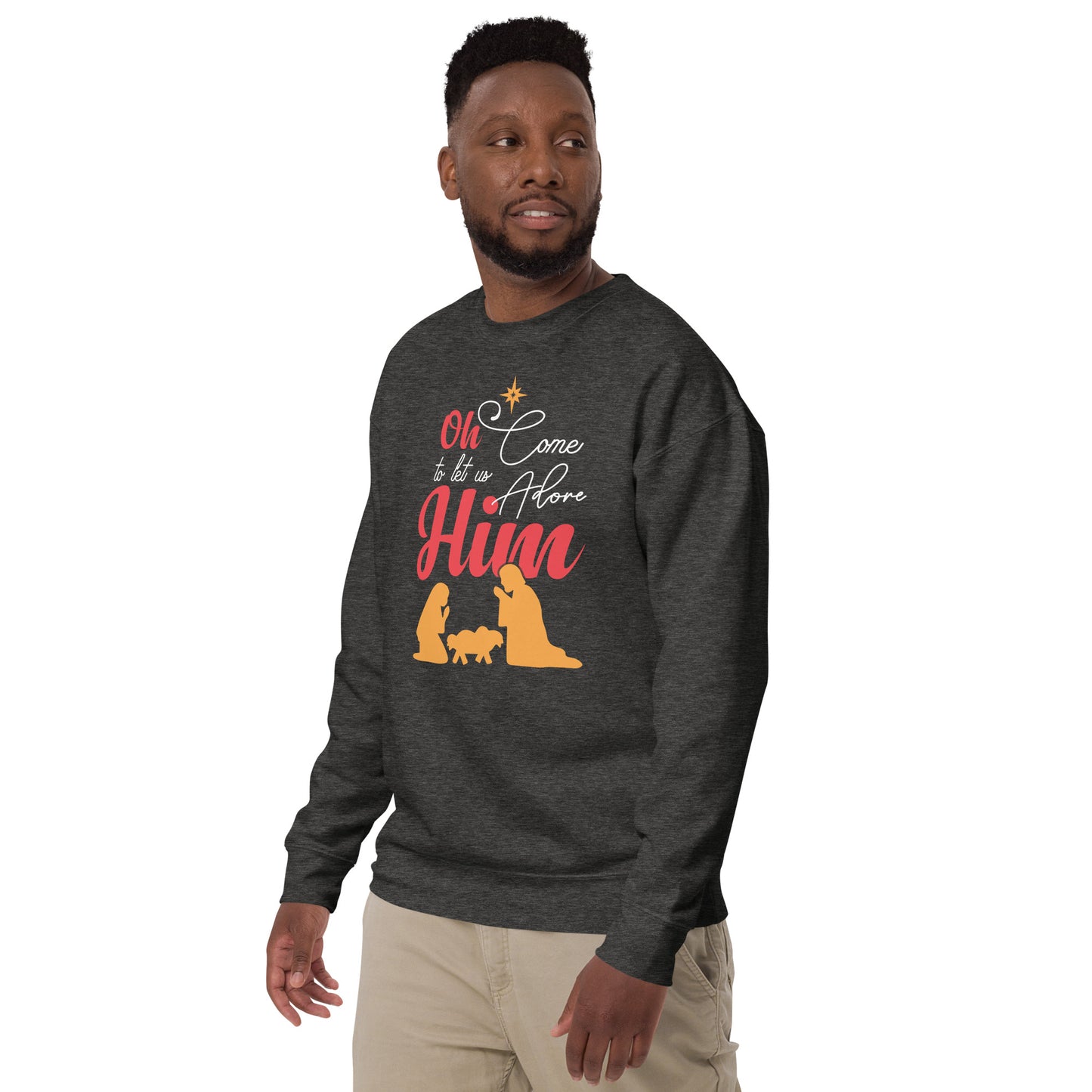 Let Us Adore Him | Christmas Sweater