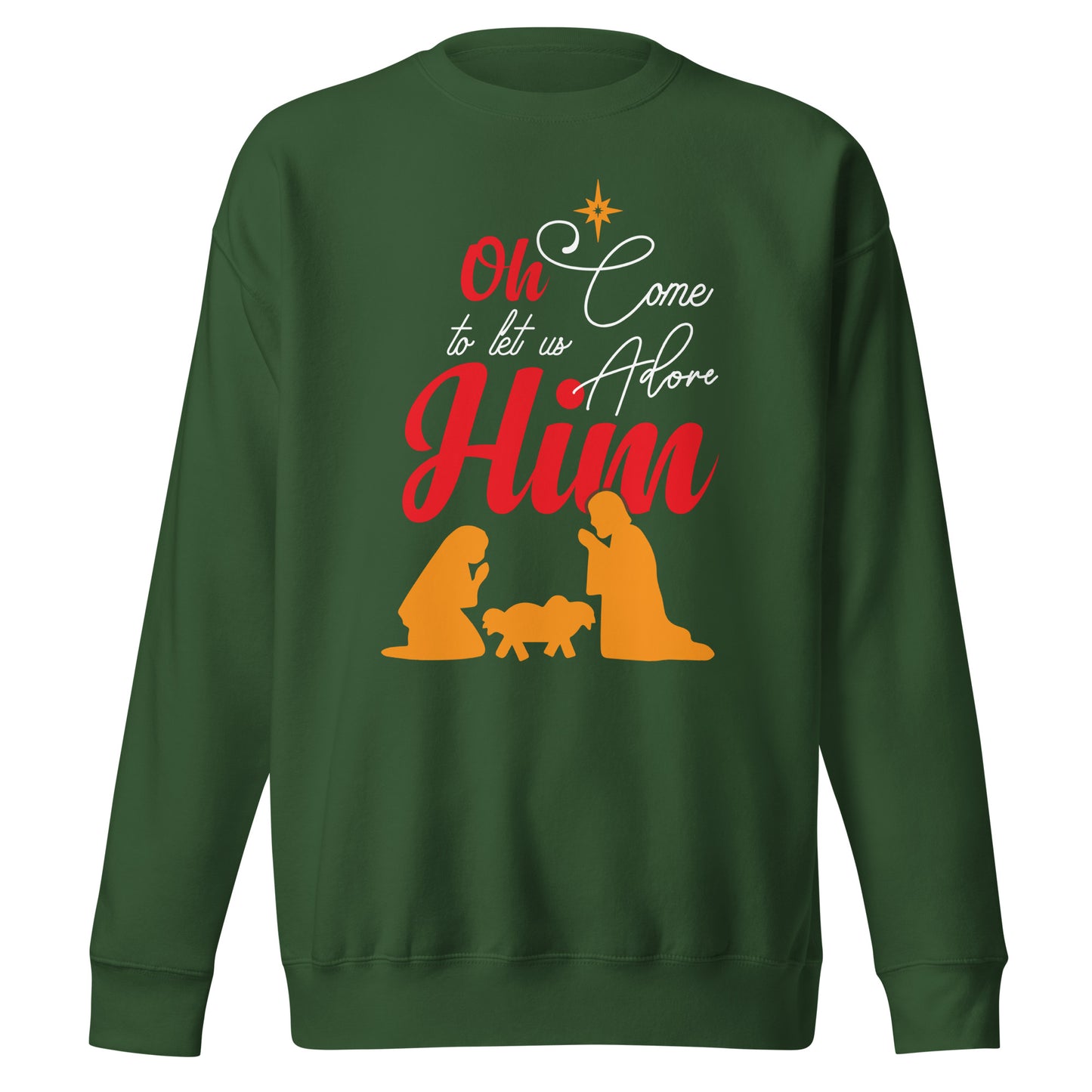 Let Us Adore Him | Christmas Sweater