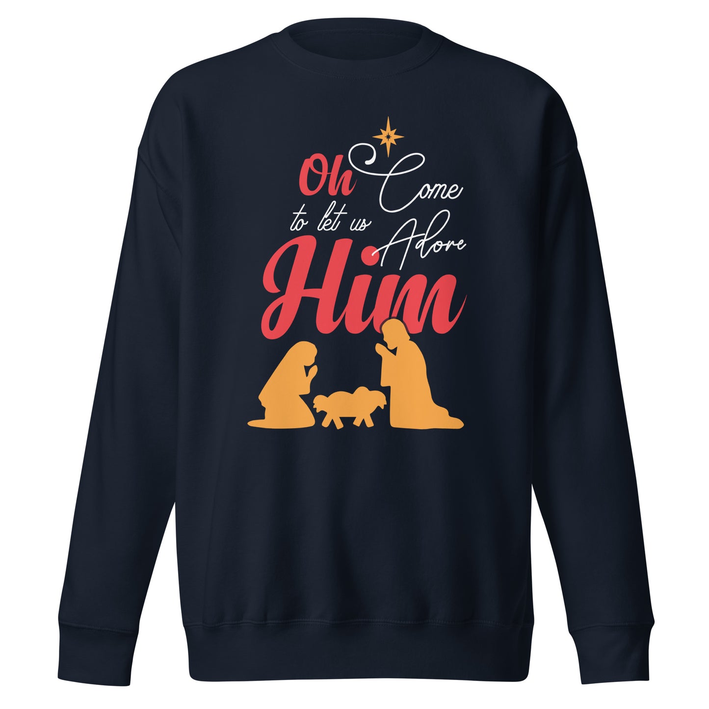 Let Us Adore Him | Christmas Sweater