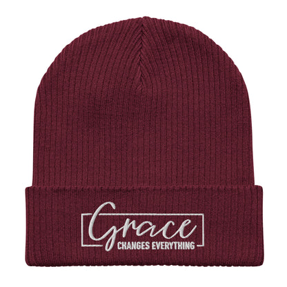 Graceful Headgear | Organic Ribbed Beanie