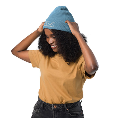 Graceful Headgear | Organic Ribbed Beanie