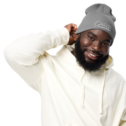 Graceful Headgear | Organic Ribbed Beanie