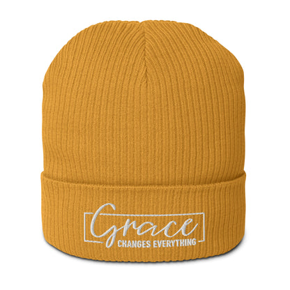 Graceful Headgear | Organic Ribbed Beanie