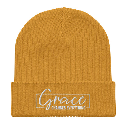 Graceful Headgear | Organic Ribbed Beanie