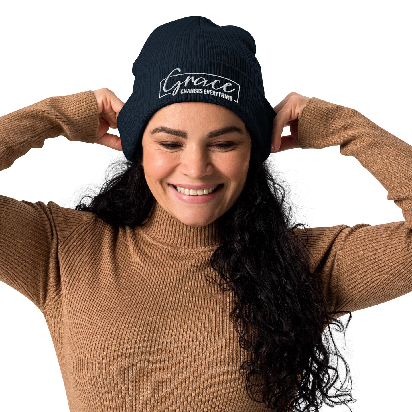 Graceful Headgear | Organic Ribbed Beanie