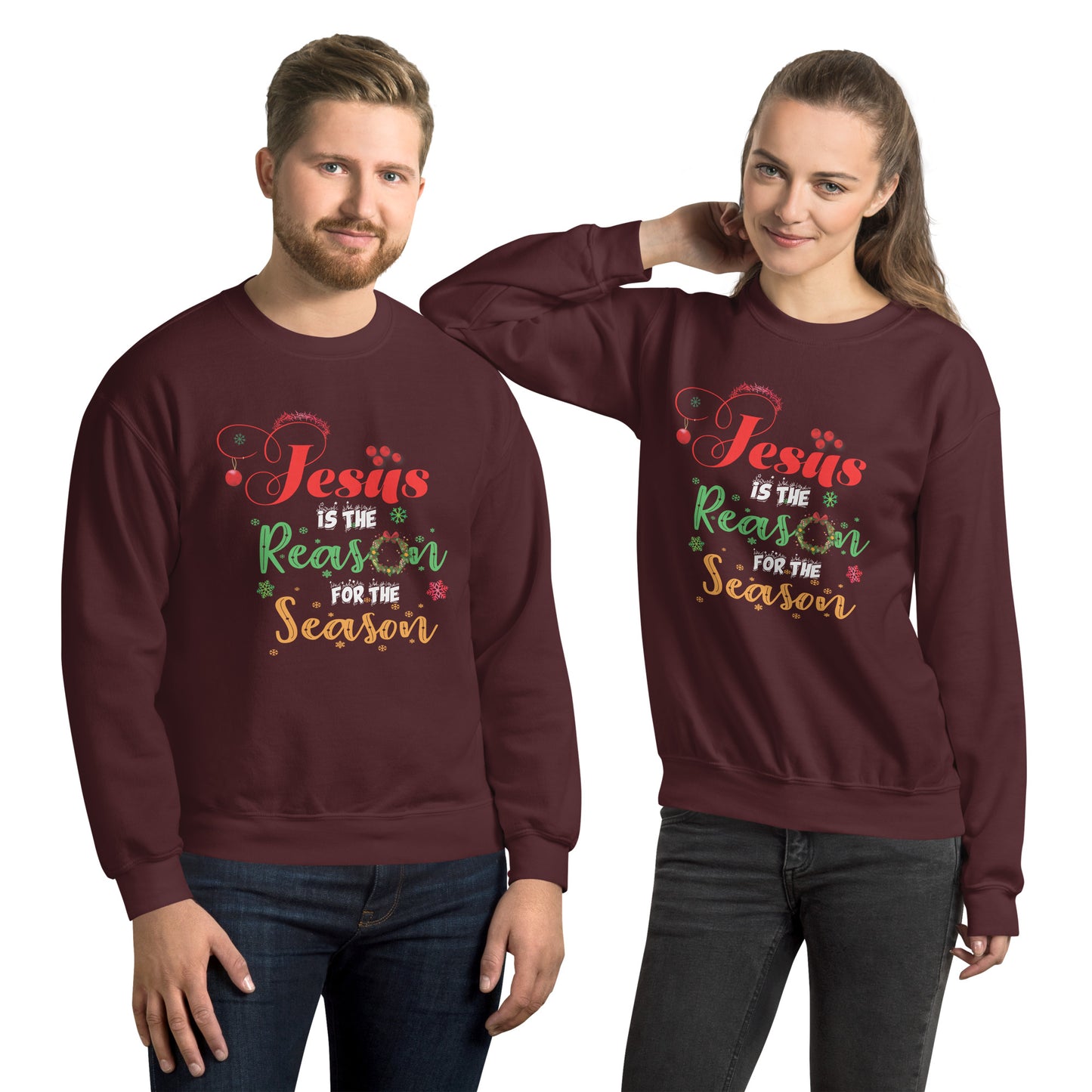 Jesus Is The Reason | Christmas Sweatshirt