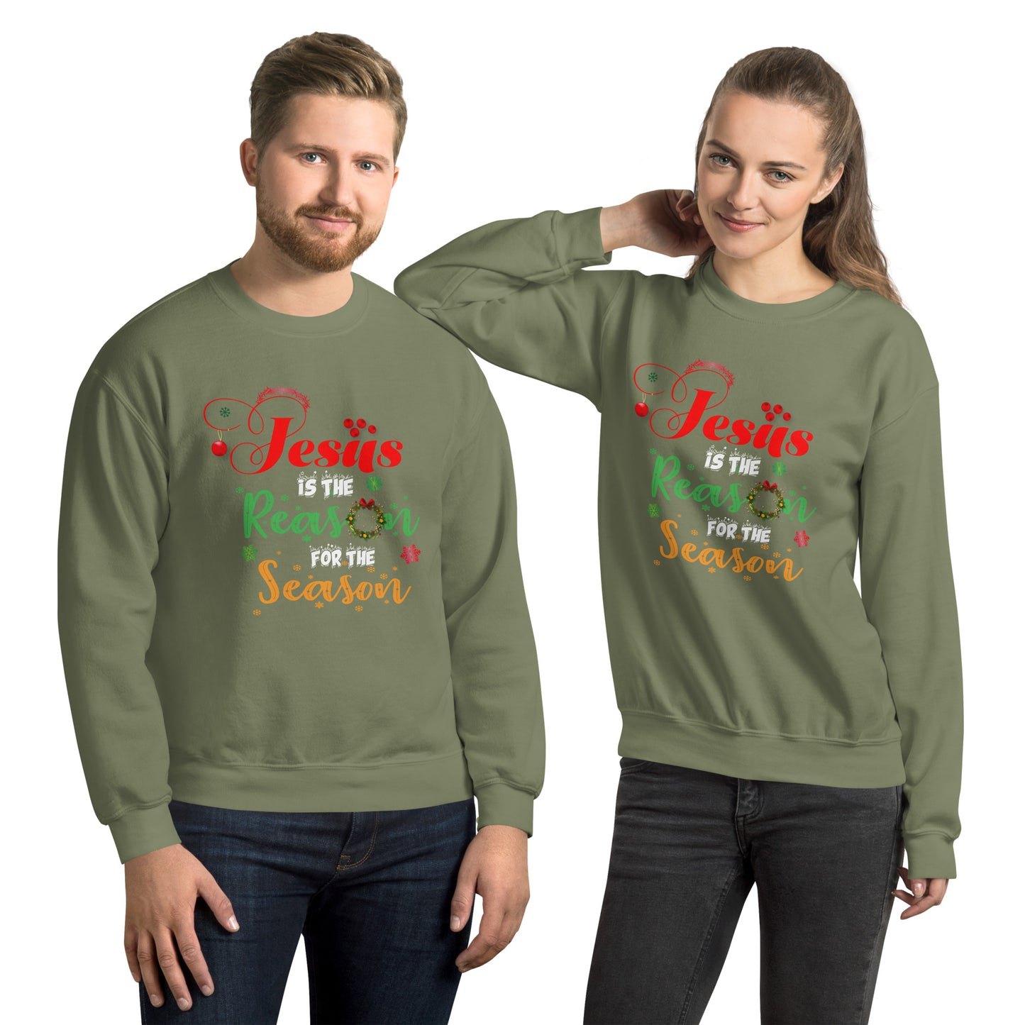 Jesus Is The Reason | Christmas Sweatshirt