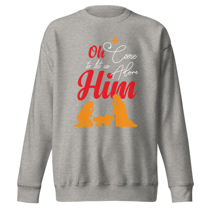 Let Us Adore Him | Christmas Sweater