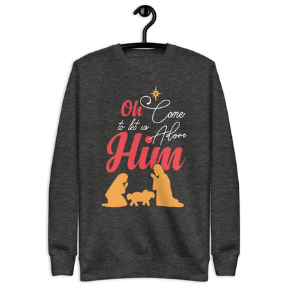 Let Us Adore Him | Christmas Sweater