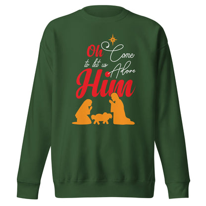 Let Us Adore Him | Christmas Sweater